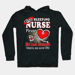 Sleeping Nurse Hoodie